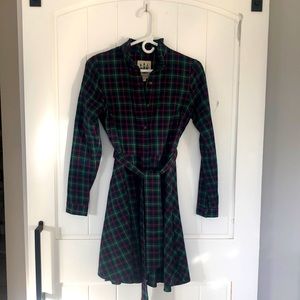 XS Kiel James Patrick Cozy Cabin Flannel Dress